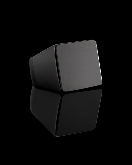 BLACK RING | Black Tungsten with Secret Industrial Coating