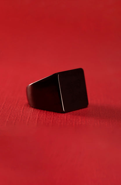 BLACK RING | Black Tungsten with Secret Industrial Coating