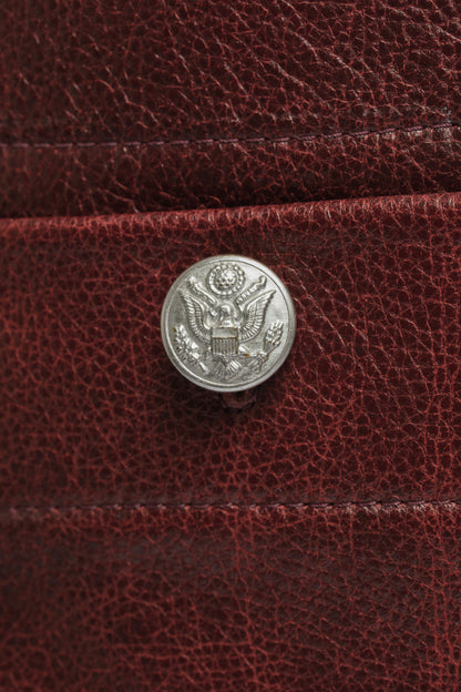 BURGUNDY WATER BUFFALO TOTE