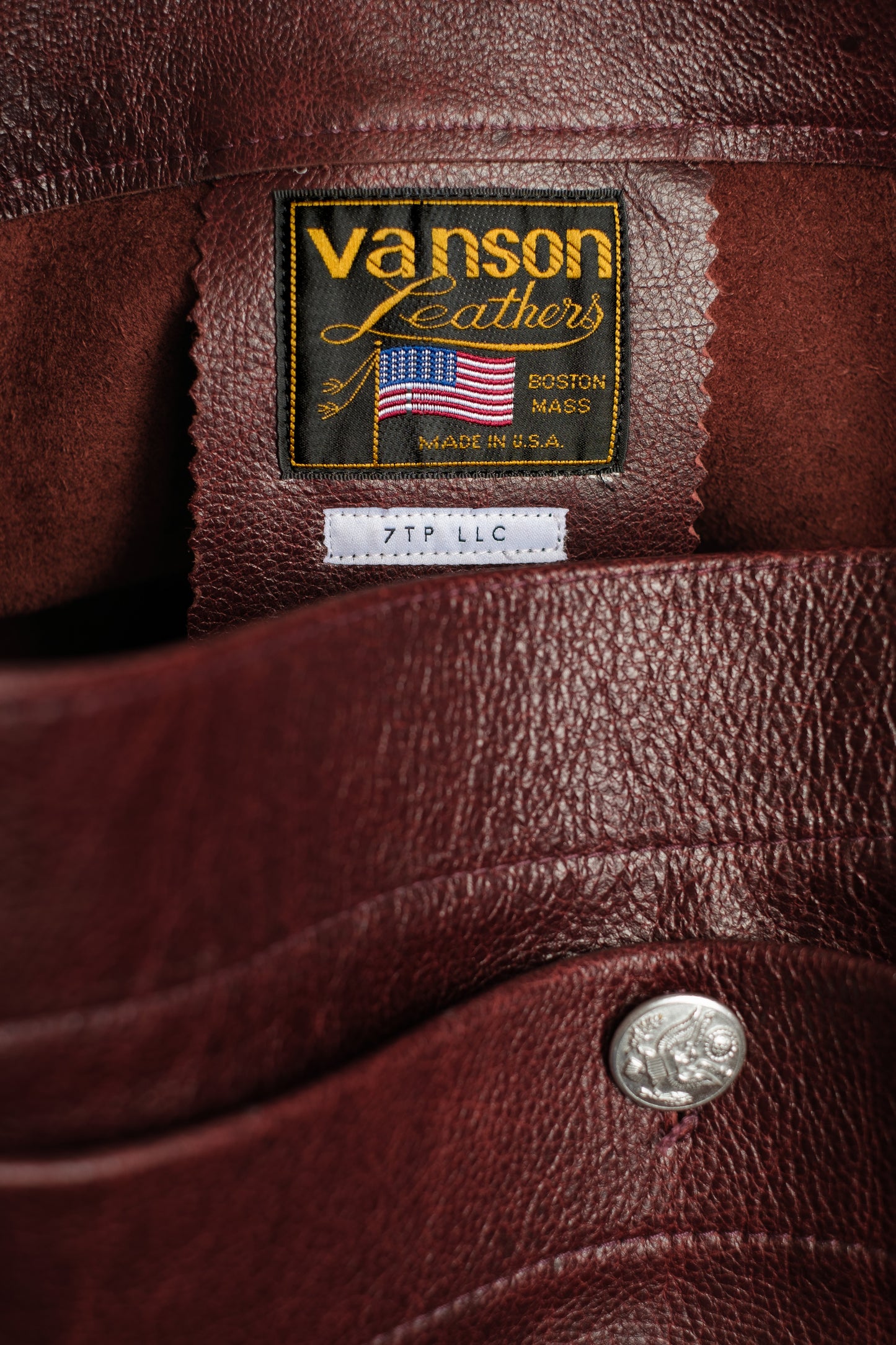 BURGUNDY WATER BUFFALO TOTE