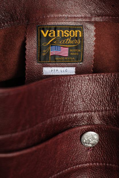 BURGUNDY WATER BUFFALO TOTE